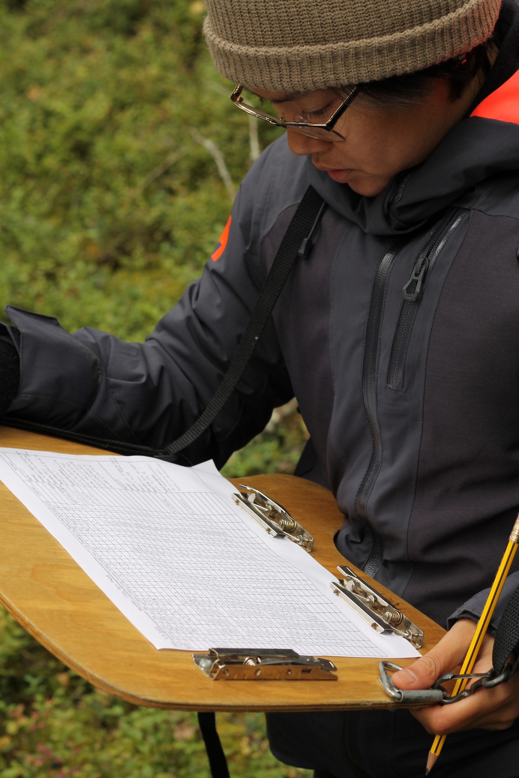 Pem filling the fieldwork sheet